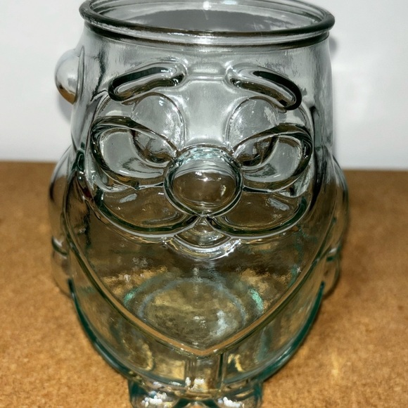 Santa Drinking Glasses Set Of 3 Clear Eggnog 5x3" - Picture 2 of 6